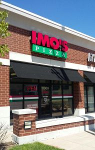 The Imo’s Pizza location at 11369 Olive Blvd